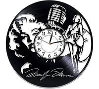 AVJERA Marilyn Monroe Theme Beauty Vinyl Wall Clock Personalized Creative Modern Design Home Decoration Unique Decoration New Year
