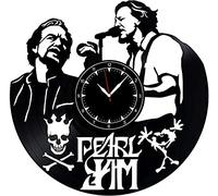 AVJERA Pearl Jam Vinyl Wall Clock Vinyl Record Retro Wall Clock Birthday New Year Christmas Birthday Gift Personality Creative Home Design
