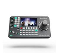 AVKANS NDI PTZ Camera Joystick Controller, IP POE PTZ Camera Controller Keyboard with 4D Joystick for Worship Church Live Streaming