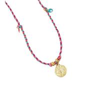 AVKGCZ Vibrant Cotton Rope Choker Necklace Elegant Cotton Rope Choker Necklace With Protective Peppers Devil Eye For Ladies Individualized Gift