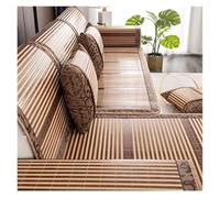 AVkgwrtb Summer Bamboo Couch Cover, Bamboo Sofa Mat Cushion Non Slip Summer Indoor Multiple Sizes(E,70 * 180cm)