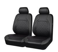 AVLIK Car Seat Covers for Volvo C40 XC40 XC60 XC90 S60 S90, Automotive Front Rear Seat Cover PU Leather Protectors Headrest Interior Accessories,Black- Front Seat Cover 1 Pair