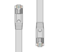 avlink | Cat6a Flat Ethernet Cable, 1 Metre, White - High-Speed 10Gbps Patch Lead, Snag-Free RJ45 Connectors, Pure Copper 30AWG Conductors, FTP Shielded for Professional Installations | 1.5 METRE