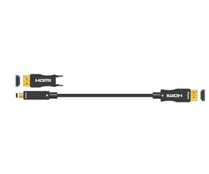 avlink Ultra HD 8K Active Fibre Optic HDMI Cable 10m - High Speed 48Gbps Lead with Detachable Micro HDMI Plug Long-Distance 8K TV, Projector & Gaming HDMI Cable for Home Cinema & Small Devices