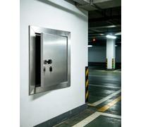 AVLLSO Access Panel Lockable Access Hole Panel Stainless Steel, Concealed Outdoor Kitchen Door for Drywall, Plumbing and Ceiling(14x14in/350x350mm)