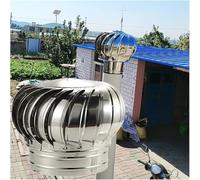 AVLLSO Air Vent Grille Cover 4 6 8 10 12 16 20 24 inch Chimney Cap, Anti Downdraft Chimney Spinner Cap, Stainless Steel Exhaust Heat Dissipation(200mm/7.9 in)