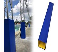 AVLLSO Basketball Pole Pad 48 60 72 Inch Playground Pole Padding, 4 Sidded Wrap Around, 1.5" Thick, Basement Pole Wraps Column Cover(High 36in,8.5x8.5 Inch)