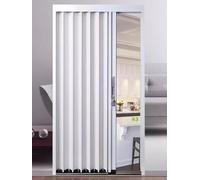 AVLLSO Folding closet doors Aluminum Internal Sliding Door with Lock, Room Divider Temporary Partition Gate for Doorway/Laundry Room/Bathroom Shower(171x203cm/66x80in)
