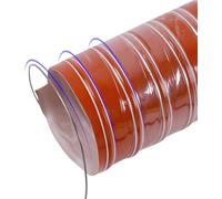 AVLLSO PVC Flexible Hose Heavy Duty Duct Hose, High Temperature Air Duct Vent Pipe for Air Conditioning/Clothes Dryer(L 2m(6.5 Ft),102MM (4 Inch))