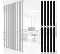 AVLLSO Room Divider Adjustable Room Devider Screen Column for Indoor Staircase/Balcony/Hallway, Privacy Screens Decorative Post(10pcs(w 100cm))
