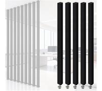 AVLLSO Room Divider Adjustable Room Devider Screen Column for Indoor Staircase/Balcony/Hallway, Privacy Screens Decorative Post(5pcs(w 50cm))
