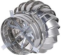 AVLLSO Vent Cover Stainless Steel Turbine Ventilator Vents, 30 24 20 18 16 14 12 10 8 6 4 Inch Wind Turbine Ventilator for Houses, Factory, Attic, Farm(4 Pack,160mm/6.3in)