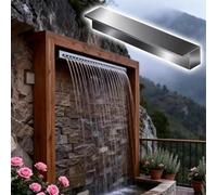 AVLLSO Waterfall Spout Embedded Mounting Rectangular Box, Pool Fountain Spillway for Residential & Commercial Use(120cm/47.2in)