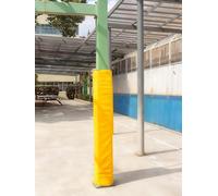 AVLLSO Wrap Around Basketball Pole Pad 6ft Tall, Foam Pole Wrap Crash Pad for Square Post 3x3 4x4 5x5 6x6 7x7 8x8 9x9 10x10 Inch(Yellow,8.5x8.5 Inch)