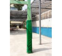 AVLLSO Wrap Around Basketball Pole Pad 6ft Tall, Foam Pole Wrap Crash Pad for Square Post 3x3 4x4 5x5 6x6 7x7 8x8 9x9 10x10 Inch(Green,10x10 Inch)