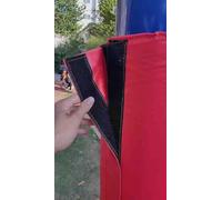 AVLLSO Wrap Around Basketball Pole Pad Outside Padded Post Protector, 48 60 72 96 Inch Tall Heavy Duty Safety Pads for Round Poles Garage Basement(H 6ft,Dia 5 Inch)