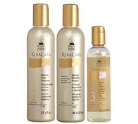 Avlon Keracare Humecto Creme Conditioner 234g, Hydrating Detangling Shampoo 240ml & Essential Oils 120ml