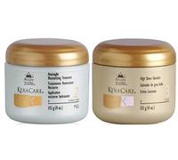 Avlon Keracare Overnight Moisturizing Treatment 115g with High Sheen Glossifier 115g