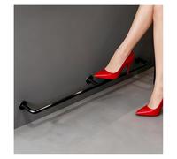 AVLSO Pub Bar Footrest Rail Metal Black Foot Rails for Wall, 16 14 12 10 9 8 7 6 5 4ft, Basement Pub Kick Bar (30ft/914cm)