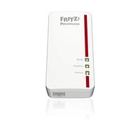 AVM Power-LAN FRITZ!Powerline 1260E (20002789), White | Single adapter for powerline expansion, dual-band WLAN (2.4/5 GHz), Gigabit powerline up to 1.2 Gbps, developed in Europe