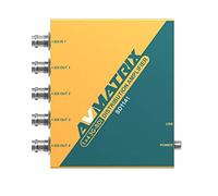 AVMATRIX SD1141 1x4 SDI Distribution Amplifier Splitter with Input Detection, Re-clocking and Cable Equalization, Supports HD-SDI/HD-SDI/SDI