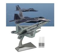 AVMLWEPA 1/100 F-22 Raptor Stealth Fighter Attack Alloy Diecast Model - High-Detail Collectible Aircraft with Display Stand,With 4pcs Hex Screw Driver Set for Home Office Decor Military Enthusiast