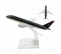 AVMLWEPA 1:400 B787 Jordanian Scale Diecast Metal Airplane Model 16cm Alloy Static Fighter Jet Replica, Collectible Military Aircraft for Home Office Decoration, Science Exhibits Aviation Enthusiasts