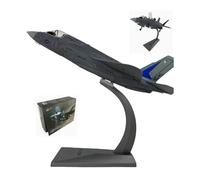 AVMLWEPA 1:72 F-35B Version Fighter Alloy Aircraft Model Diecast Metal Model Standing with Connectible Runway Collection Decoration Display Airplane Kit Building Crafts Hobbies Collecting Gift(A)