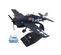 AVMLWEPA 1/72 Scale F6f Diecast Fighter Alloy Airplanes Attack Model Aircraft Pre-Built Fighter Jet Plane Military Airplane With Bracket For Adults Collection And Gift