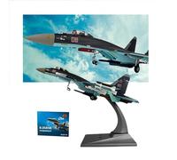 AVMLWEPA 1:72 Scale SU-57 Aircraft Model Simulation Alloy Military Fighter Pre-Build Aviation Assembly Aircraft Science Exhibition Metal Model with Stand Air Show Static Decoration Collection Gift(A)