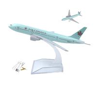AVMLWEPA 16cm Air Canada B777 Plane 1/400 Metal Model Airplane Suitable Die-cast Aircraft Collection Souvenir with 10 pcs Tip Cleaner Tool Kit for Collection and Desktop Decor Display