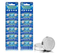 avmzvo LR1130 Button Batteries AG10 LR54 189 389 1.5V Alkaline Button Cells, 20 Pieces, Mercury-Free, Child-Safe Packaging【5 Year Storage Guarantee】