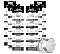 Avmzvo SR626 Equivalent to SR626SW Battery 377 626 Watch Battery 1.5V Button Cell Pack of 60