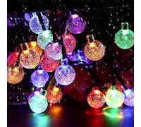 Avnerce Solar String Lights Outdoor 100 Led 40 Feet Crystal Globe Lights with 8 Lighting Modes, Waterproof Solar Powered Patio Light for Garden Yard Porch Wedding Party Outdoor Decoration(Multicolor)