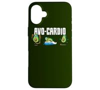 Avo Cardio Avocado Keto Diet Fitness Workout Case for iPhone 16 Plus