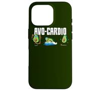 Avo Cardio Avocado Keto Diet Fitness Workout Case for iPhone 16 Pro