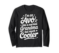 Avó Like A Normal Grandma Much Cooler Portuguese Grandmother Long Sleeve T-Shirt