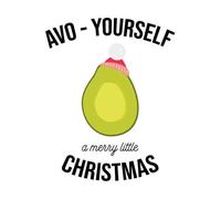 Avo-Yourself A Merry Little Christmas Men's Christmas T-Shirt - White - S - White