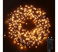 Avoalre 40M 400LED Christmas String Lights Outdoor Warm White Christmas Tree Fairy Lights Mains Powered 8 Mode IP44 Waterproof for Home Garden Patio Xmas Wedding Decoration