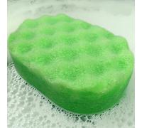 Avobath Exfoliating Soap Sponge - 250g - Moisturising Shea Butter - Citrus Scent - Vegan Friendly - Puddle of Wax - Made in The UK