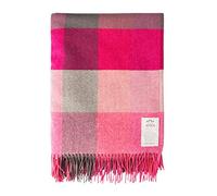 Avoca "Pink Fields Design 100% Pure Wool Throw - Made In Ireland (54" x 40")