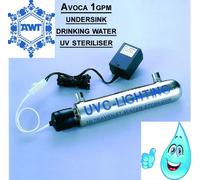 Avoca Undersink UV Ultra Violet System Kills All Coliform Bacteria, Cryptosporidium And E-Coli