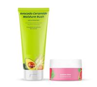 Avocad.o Ceramide Moisture Rush Juicy Cleanser and Guava Moisturizer Combo (150 ml) for Deep Cleansing | Ceramide Face Wash| Nourishes and Hydrates Skin | For Men & Women