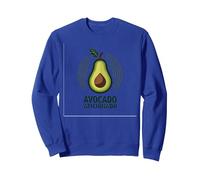 Avocado Aficionado: Trendy Food Lover Sweatshirt, Adult Unisex, Royal Blue, L