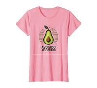 Avocado Aficionado: Trendy Food Lover T-Shirt, Women, Pink, L