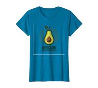 Avocado Aficionado: Trendy Food Lover T-Shirt, Women, Sapphire, L
