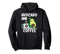 Avocado and Coffee Lover Keto Vegan Vegetarian Avocado Pullover Hoodie