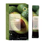 Avocado Bubble mmask - 12 Pieces Acid Avocado Cleansing Facial Bubble mmask | Improve Rough Skin Face Masks | Moisturizing Face Pack for Sensitive Skin