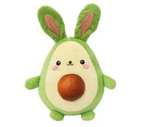 Avocado bunny soft cuddly plush toy, this stuffed animal toy is a 20cm tall teddy bear, by FOODIBLES