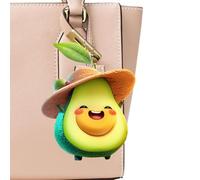 Avocado Charm, Acrylic Avocado Charm Avocado Bracelet, Earring, Keychain, Craft Pendant, 2D Avocado Friendship Keychain, Acrylic Food Pendant for Valentine's Day, Christmas, Siehe Beschreibung
